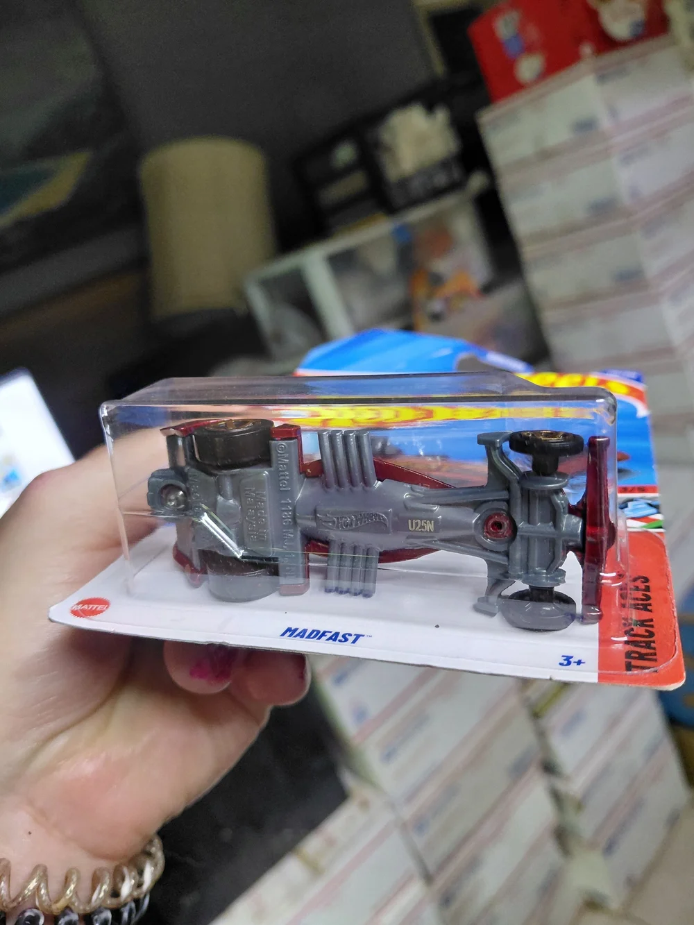 Hot Wheels Madfast die-cast vehicle from the 2025 Mainline collection (Track Ace
